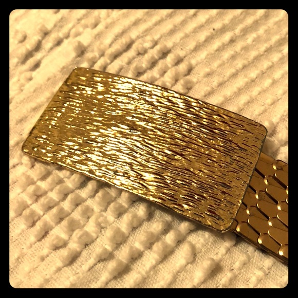 Stretchy Dragon scale vintage 1980s/90s belt - Picture 3 of 5